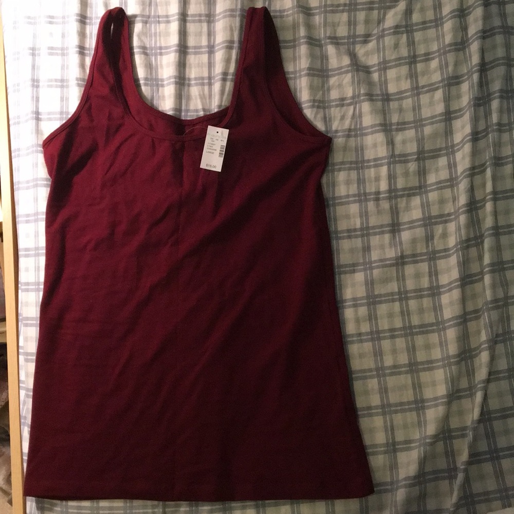 Scoop Neck Tank Top in “Vintage Berry”